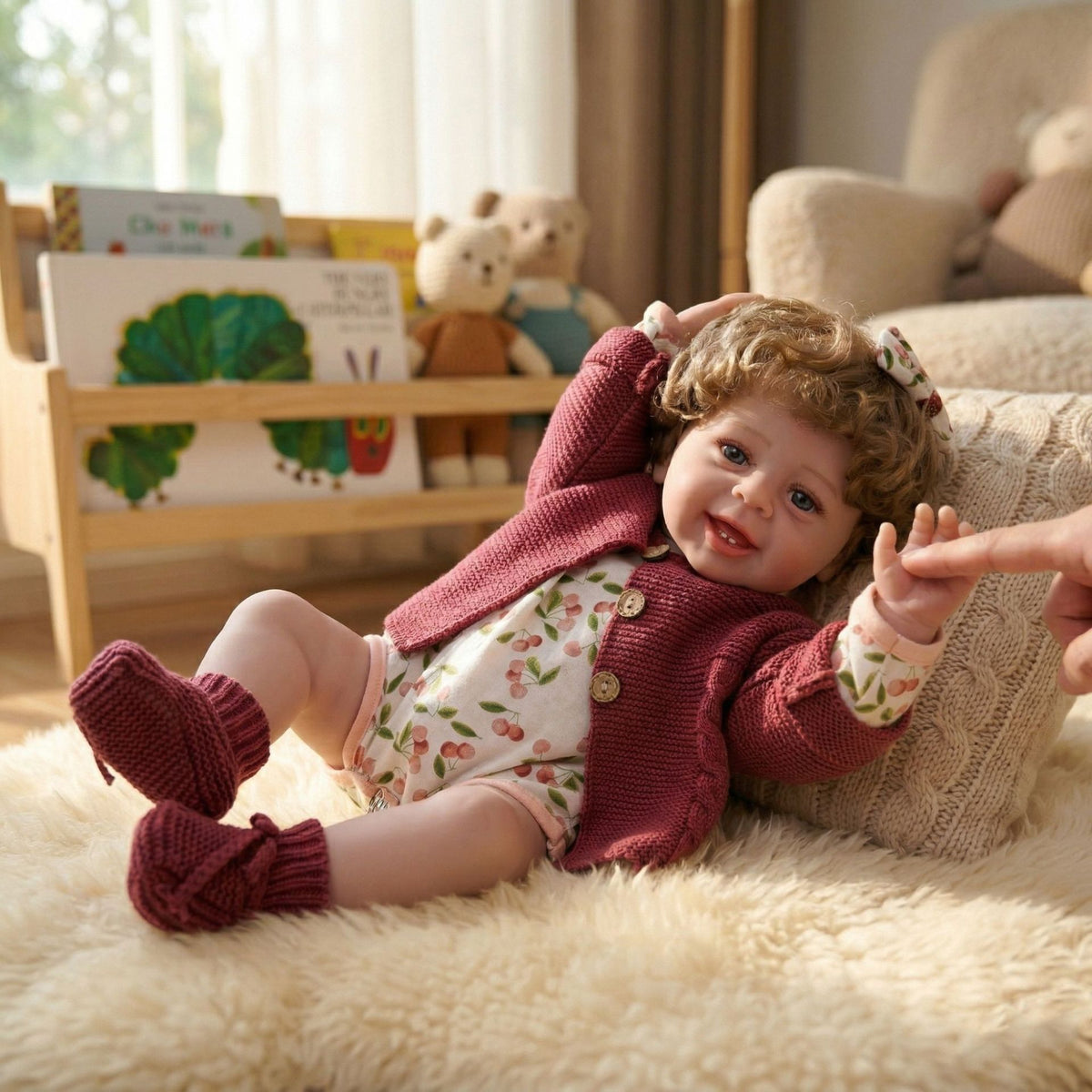 22 inch New Reborn Doll with Full Vinyl Body simulated toy doll doll gift gift baby