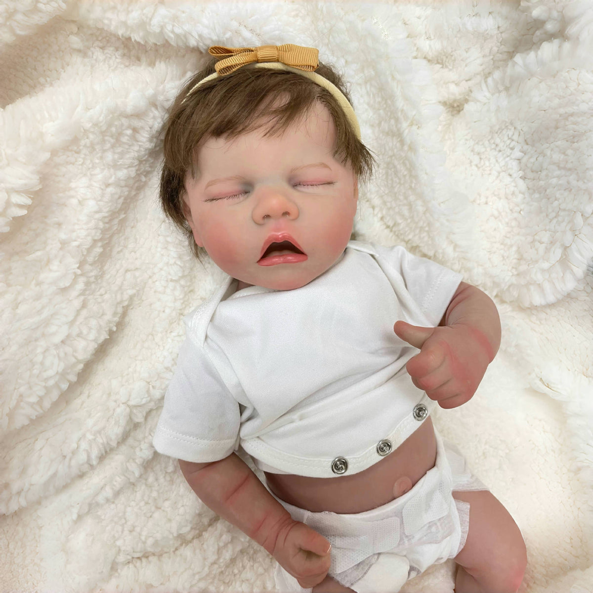 50cm Simulated Baby Full Vinyl Rebirth Doll 3D Skin children's gift