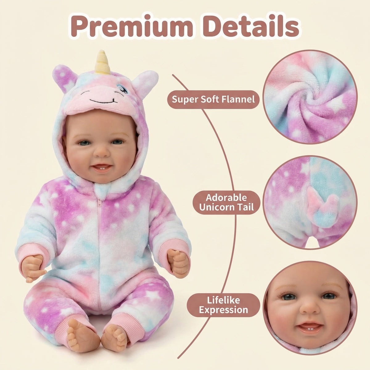 17 inch simulation reborn doll
