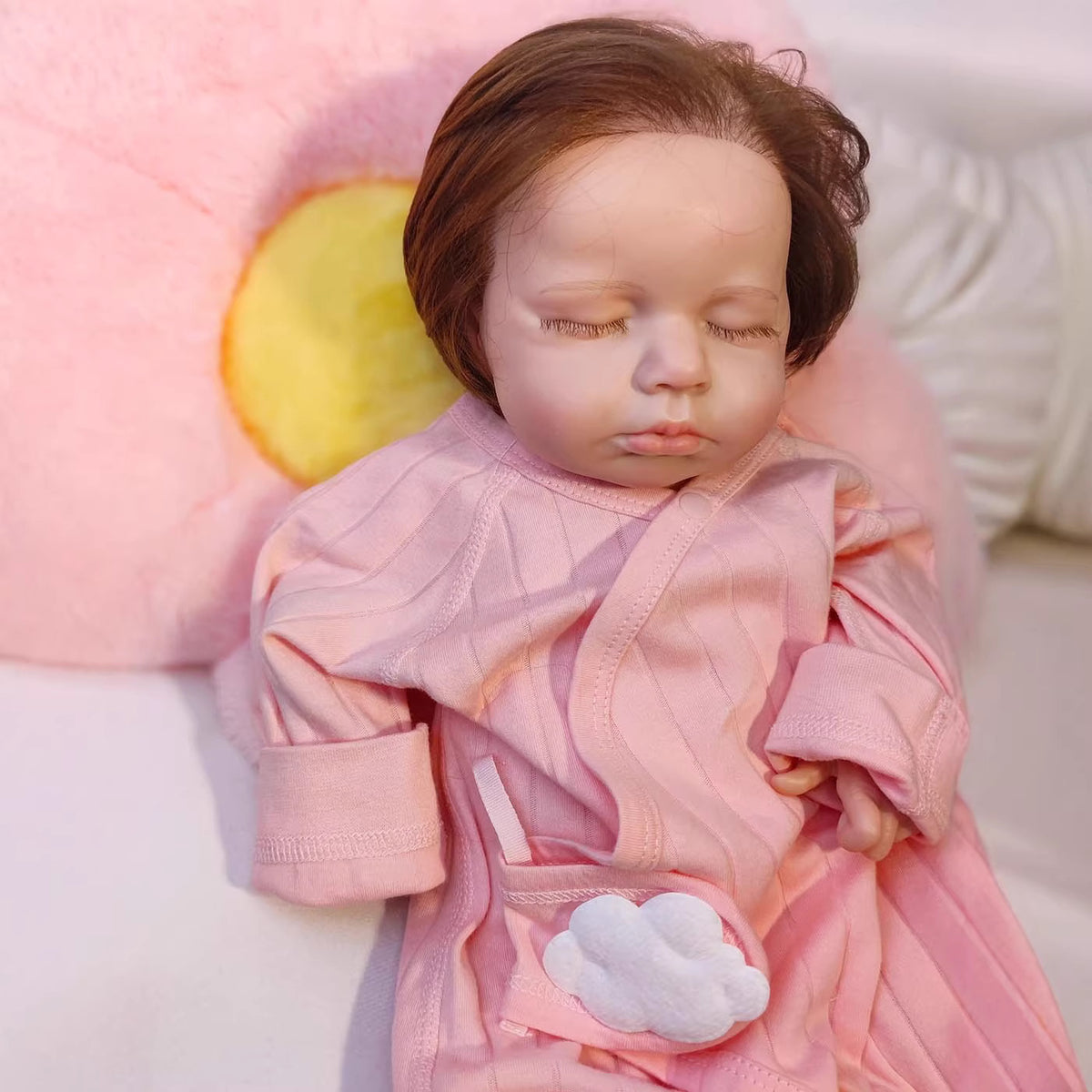 16 inch Reborn Baby Dolls with Full Soild Silicone Body Toddlers Girl/Boy for Gifts