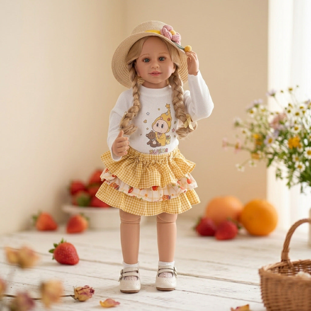 80cm 2-3 year old girl doll, real and high fidelity BJD joint doll
