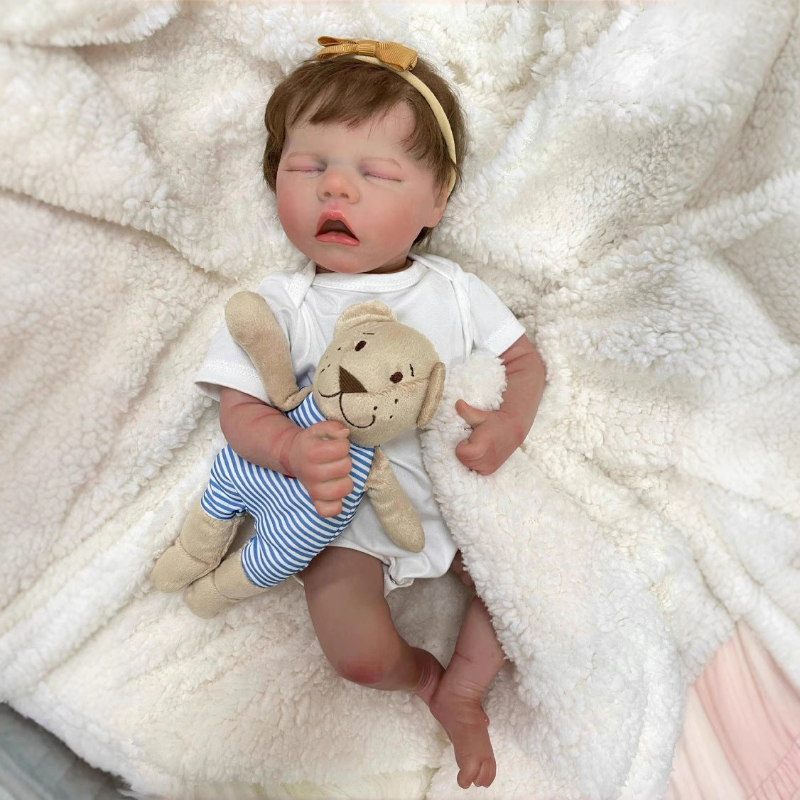 50cm Simulated Baby Full Vinyl Rebirth Doll 3D Skin children's gift