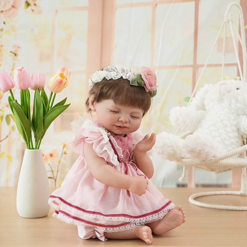 Adorable Realistic Reborn Baby Doll 20-inch/50cm Lifelike Sleeping Newborn Dolls for Kids Gift - Reborn Doll Australia