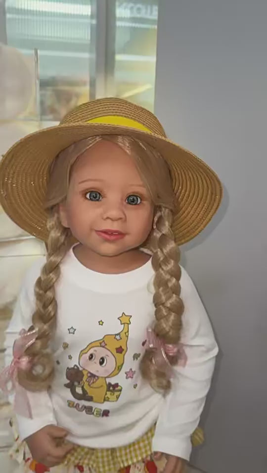80cm 2-3 year old girl doll, real and high fidelity BJD joint doll