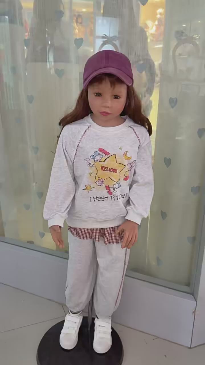 120cm 5-6 year old girl doll BJD joint doll