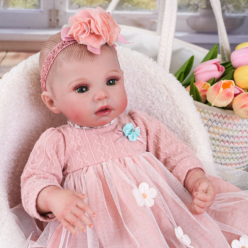 Lifelike Reborn Baby Doll 20 Inch/50cm Realistic Infant Toys Collectible - Reborn Doll Australia