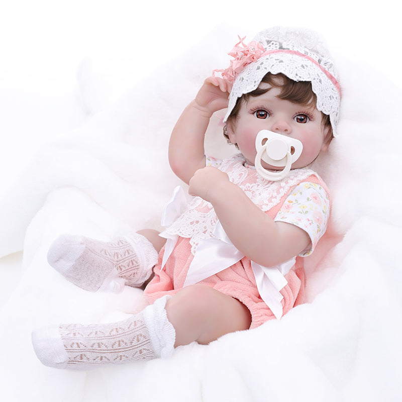 Realistic Full Vinyl Reborn Girl Baby Dolls 20-Inch/50cm - Reborn Doll Australia