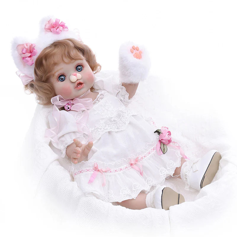 Adorable 18 Inch/45cm Trendy Toy Girl Vinyl Dolls for Kids - Reborn Doll Australia
