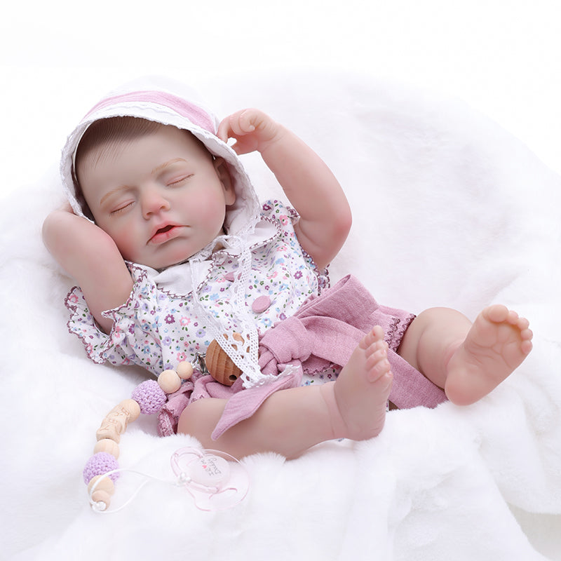 20 Inch/50cm Vinyl Lifelike Newborn Sleeping Baby Doll - Reborn Doll Australia