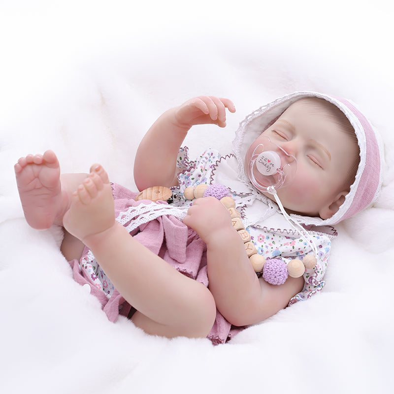 20 Inch/50cm Vinyl Lifelike Newborn Sleeping Baby Doll - Reborn Doll Australia