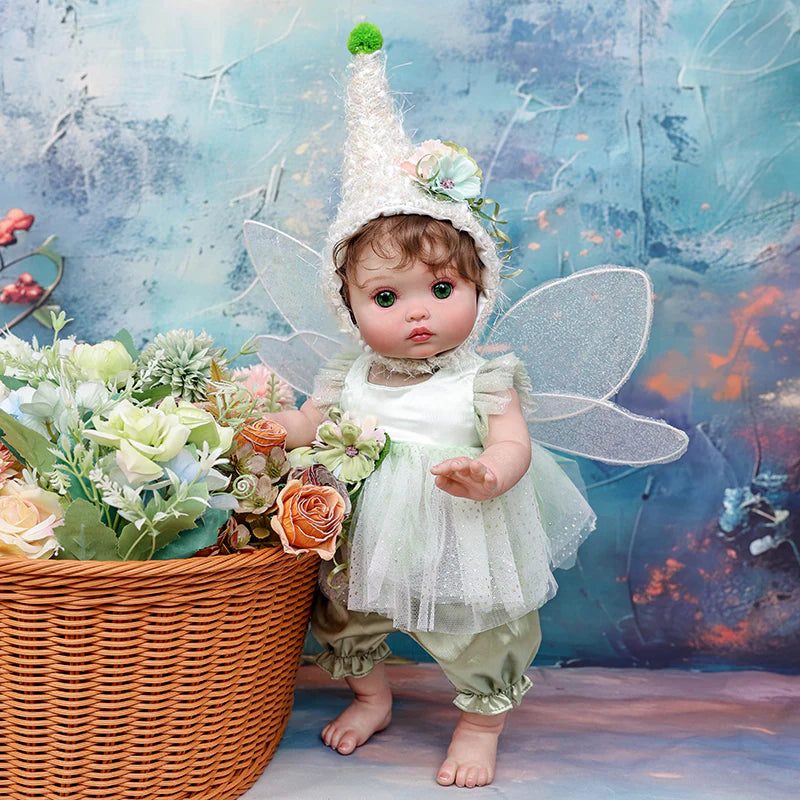 18 Inch/45cm Realistic Premium Fairy Reborn Dolls with Pacifier - Reborn Doll Australia