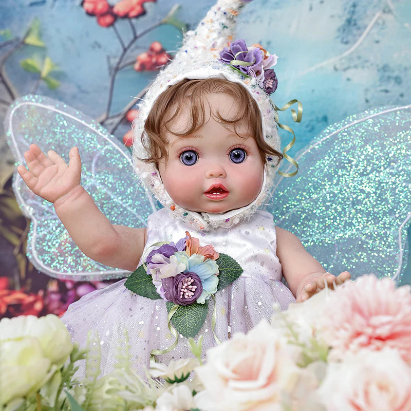 18 Inch/45cm Vinyl Lifelike Reborn Baby Doll with Magnetic Wings - Reborn Doll Australia