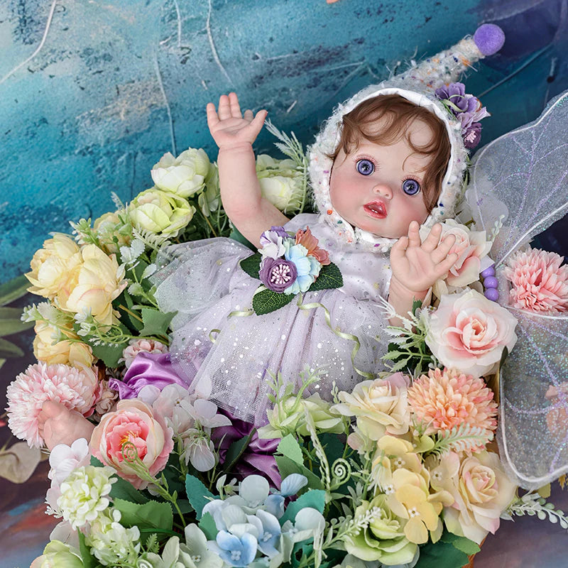 18 Inch/45cm Vinyl Lifelike Reborn Baby Doll with Magnetic Wings - Reborn Doll Australia