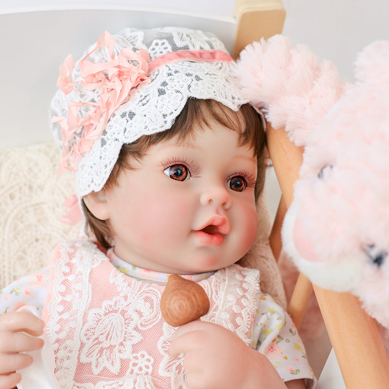 Realistic Full Vinyl Reborn Girl Baby Dolls 20-Inch/50cm - Reborn Doll Australia