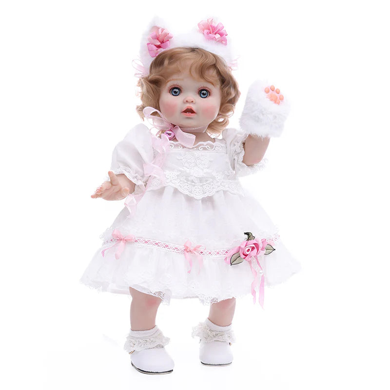 Adorable 18 Inch/45cm Trendy Toy Girl Vinyl Dolls for Kids - Reborn Doll Australia