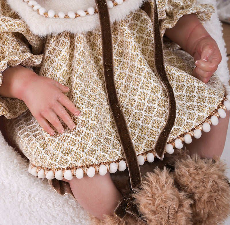 20 Inch/50cm Realistic Lifelike Reborn Baby Dolls with Soft Cloth Body for Kids Birthday Present - Reborn Doll Australia