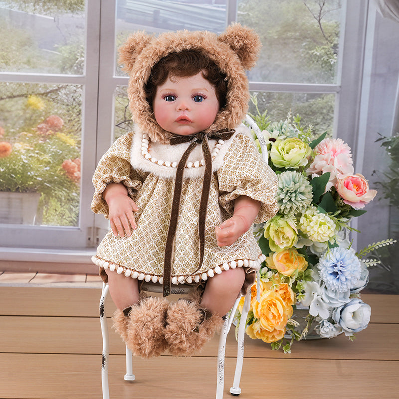 20 Inch/50cm Realistic Lifelike Reborn Baby Dolls with Soft Cloth Body for Kids Birthday Present - Reborn Doll Australia